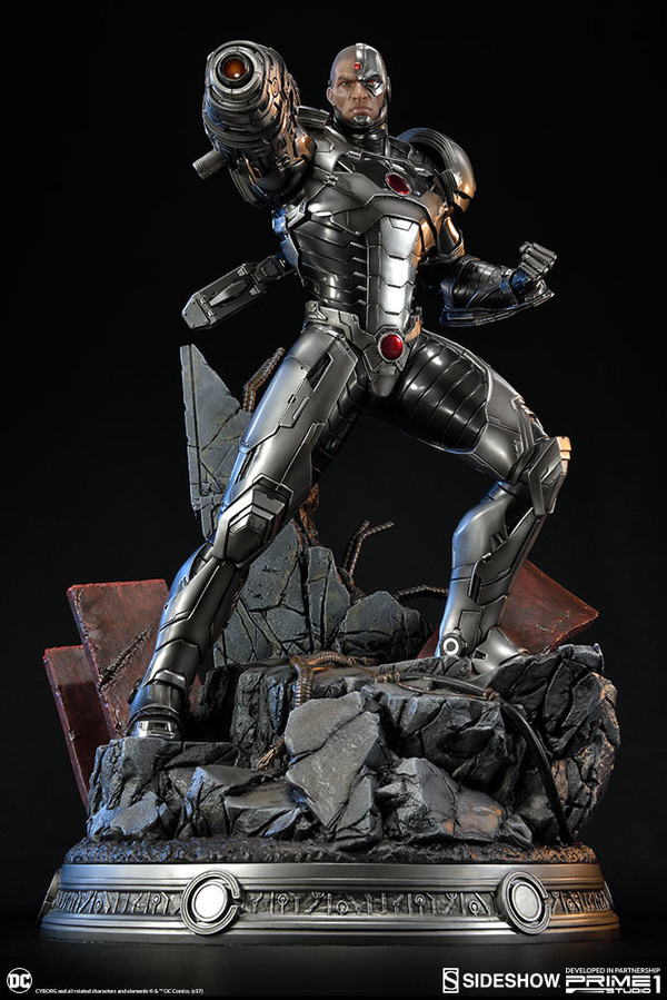 Cyborg (The New52!), Justice League, Prime 1 Studio, Sideshow Collectibles, Pre-Painted, 1/4